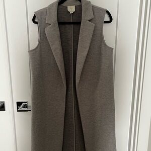 Joie Gray Sleeveless Vest